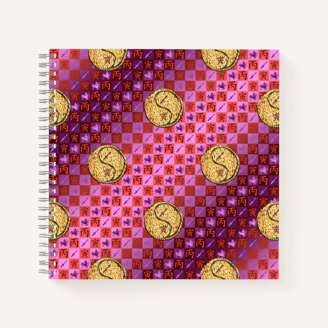 Cuaderno Sagitario y Tigre de Fuego (Anverso)