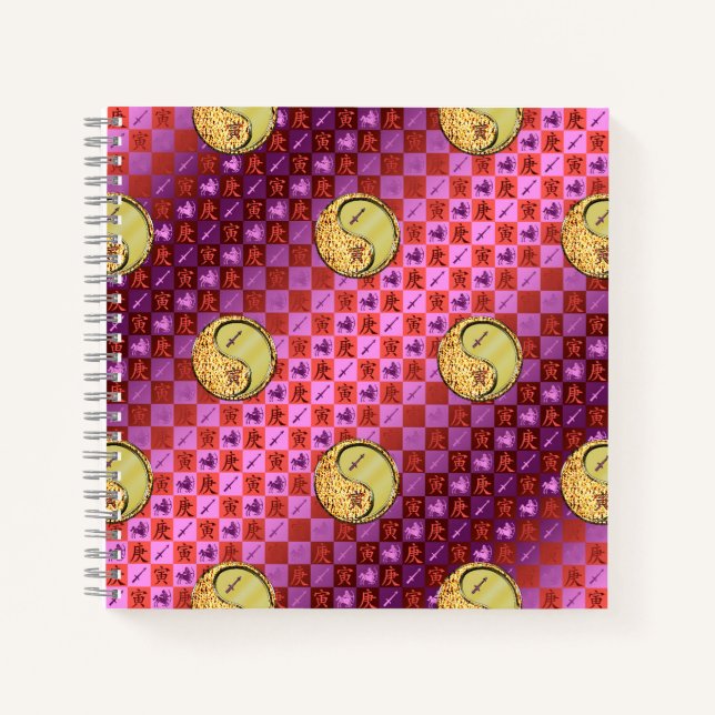Cuaderno Sagitario y Tigre de Metal (Anverso)