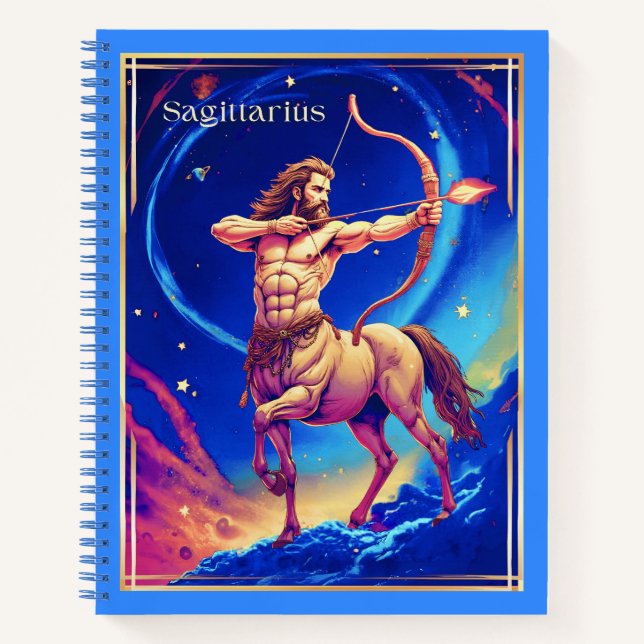 Cuaderno Sagittarius as the Celestial Archer Journal (Anverso)