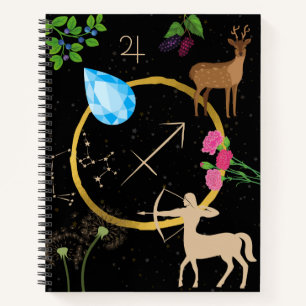 Cuaderno Sagittarius Zodiac Journal