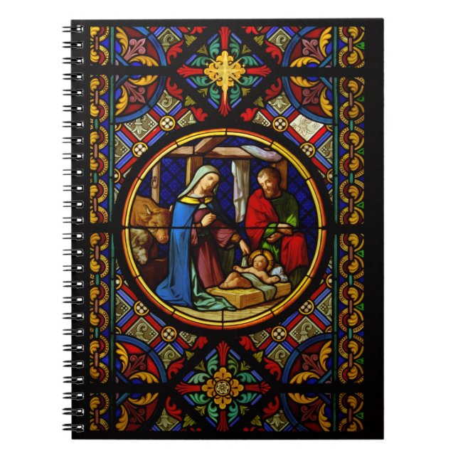 Cuaderno Sagrada Familia "Vidrio Teñido"  (Frente)
