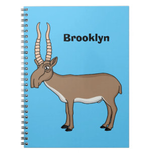 Cuaderno Saiga antelope personalizado ilustracion