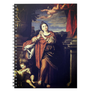 Cuaderno Saint Agnes por Domenichino (feat. 1620)