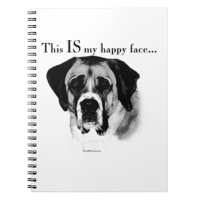Cuaderno Saint Bernard Happy Face (Frente)