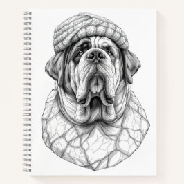 Cuaderno Saint Bernard Marble Statue Antique Style Notebook