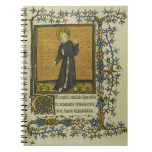 Cuaderno Saint Francis of Assisi Medieval Manuscript