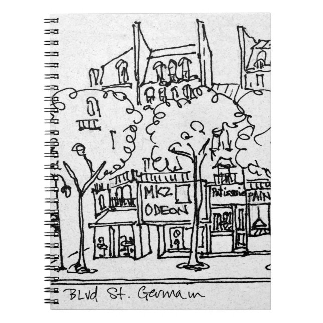 Cuaderno Saint-Germain-des-Pres| París, Francia (Frente)