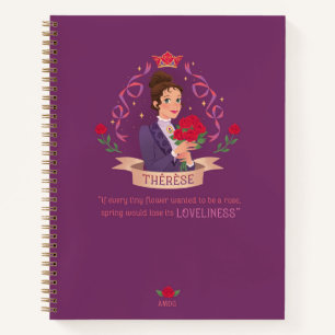 Cuaderno Saint Thérèse de Lisieux Spiral Notebook