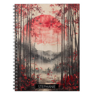 Cuaderno Sakura Tinta Lavada Luna de Sangre (1)