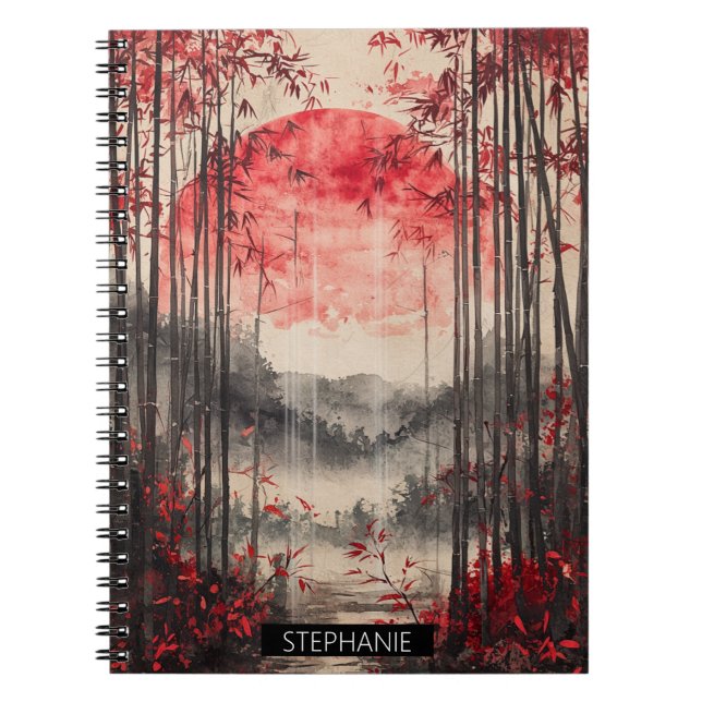 Cuaderno Sakura Tinta Lavada Luna de Sangre (1) (Frente)