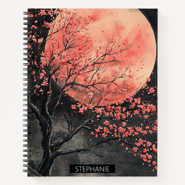 Cuaderno Sakura Tinta Lavada Luna de Sangre (2) (Anverso)