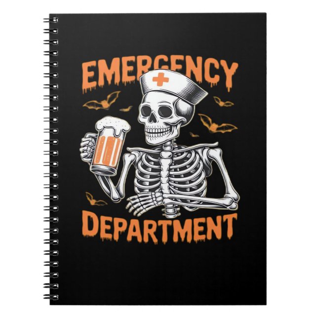 Cuaderno Sala 2 Departamento de Emergencia de Halloween Enf (Frente)