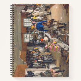 Cuaderno Sala de vestir de los Jockeys en el hipódromo Asco