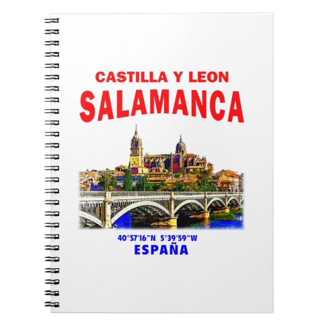 Cuaderno  Salamanca / Castilla y León, España. (Frente)