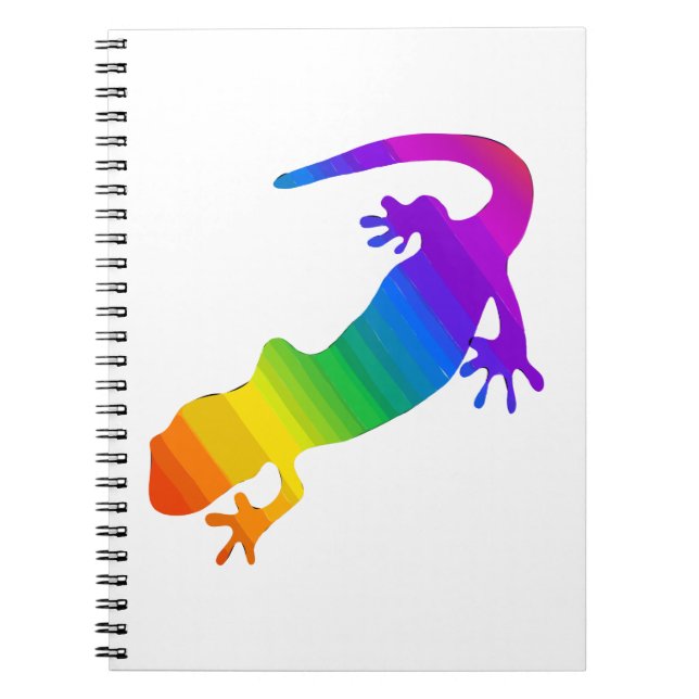 Cuaderno Salamandra rayada de arcoiris (Frente)