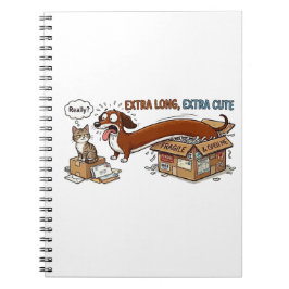 Cuaderno Salchicha Extra Larga Extra Adorable