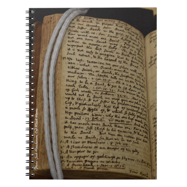 Cuaderno Salem Witch Journal Notebook, Rev. Parris Sermon (Frente)