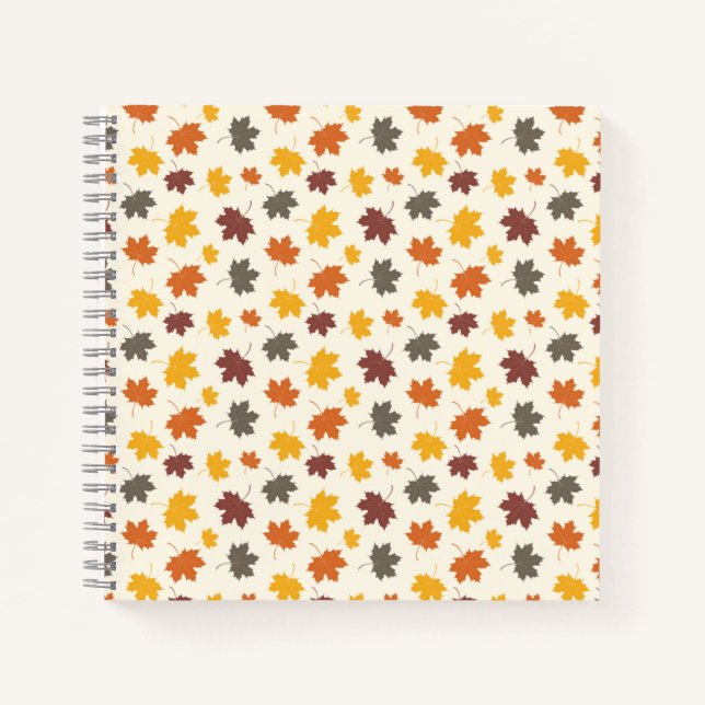 Cuaderno Salida de otoño en caída (Anverso)