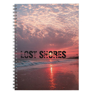 Cuaderno Salida de sol en la playa de Lost Shores personali