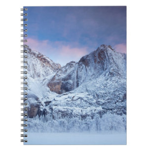 Cuaderno Salida del sol de las cataratas de Yosemite