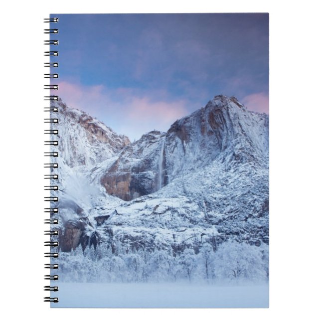 Cuaderno Salida del sol de las cataratas de Yosemite (Frente)