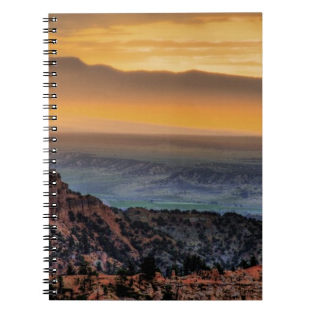 Cuaderno Salida del sol en el barranco de Bryce (Frente)