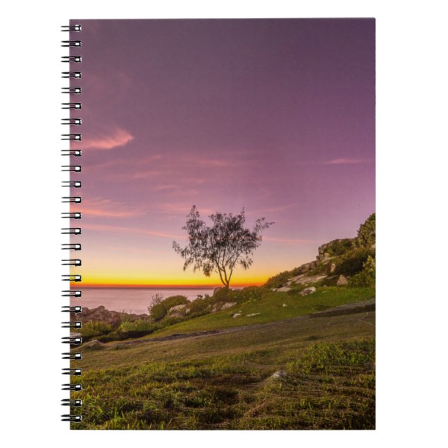 Cuaderno Salida del sol en la playa en Florianopolis (Frente)