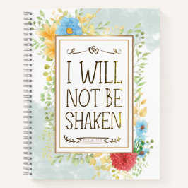 Cuaderno Salmo 16 8 No seré cristiano bíblico sacudido