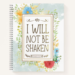 Cuaderno Salmo 16 8 No seré cristiano bíblico sacudido