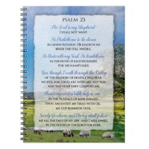 Cuaderno Salmo 23 - El Señor es mi Pastor