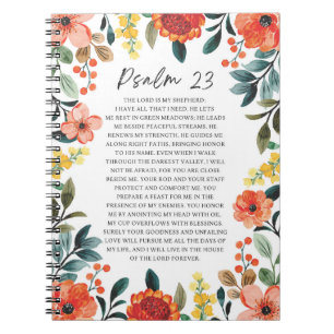 Cuaderno Salmo 23 NKJV El Señor es mi Pastor