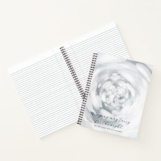 Cuaderno Salmo 30:5 Estudio Bíblico Bokeh Personalizado