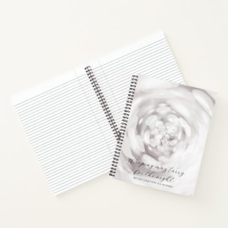 Cuaderno Salmo 30:5 Estudio Bíblico Bokeh Personalizado