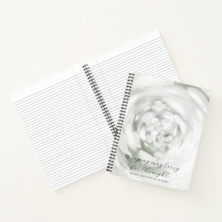 Cuaderno Salmo 30:5 Estudio Bíblico Bokeh Personalizado
