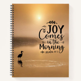 Cuaderno Salmo 30:5 La alegría llega en la mañana Biblia Ve