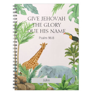Cuaderno Salmo de texto de 2025 JW 2025 personalizado 96:8 