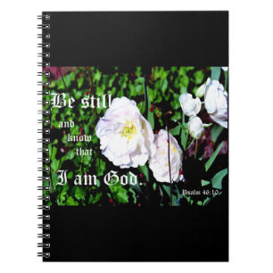 Cuaderno Salmo de Tulipanes Dobles 46:10