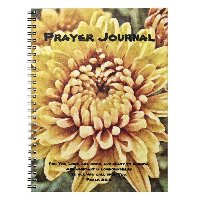 Cuaderno Salmo del diario de la oración de las flores amari (Frente)
