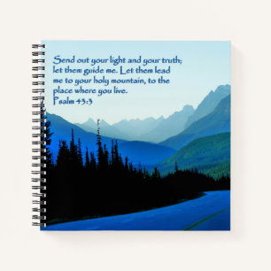Cuaderno Salmos 43:3 Inspiradores