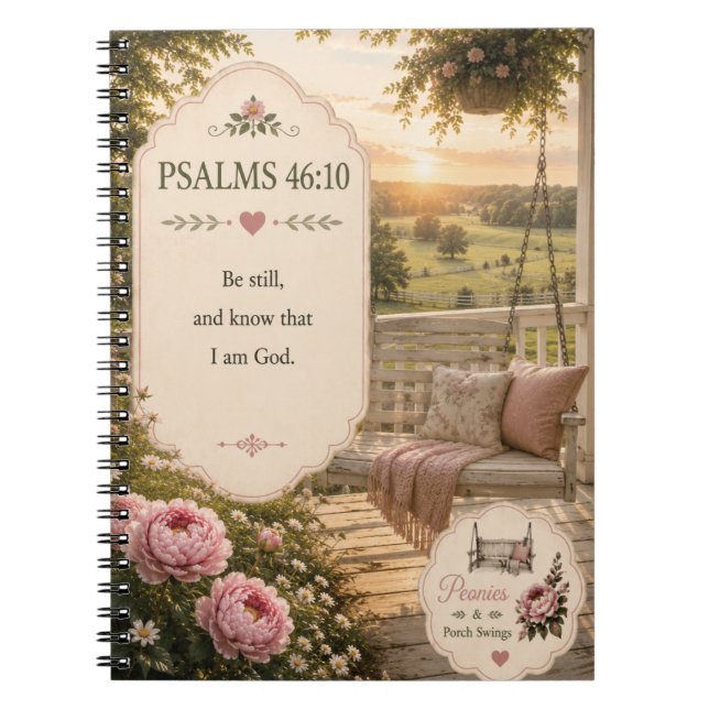 Cuaderno Salmos 46:10 (Frente)