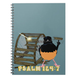 Cuaderno Salmos: Shama de gota blanca