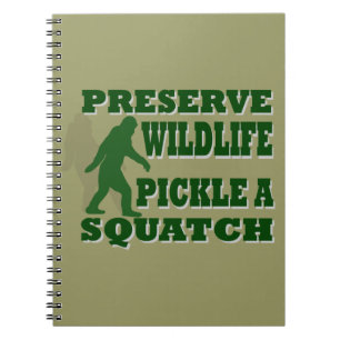 Cuaderno Salmuera de la fauna del coto un squatch
