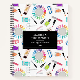 Cuaderno Salón de Belleza Uñas Manicura Pedicura