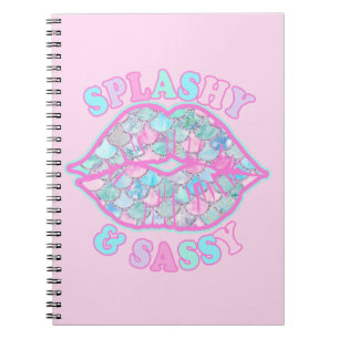 Cuaderno Salpicadura femenina y descarada Besos de sirena r