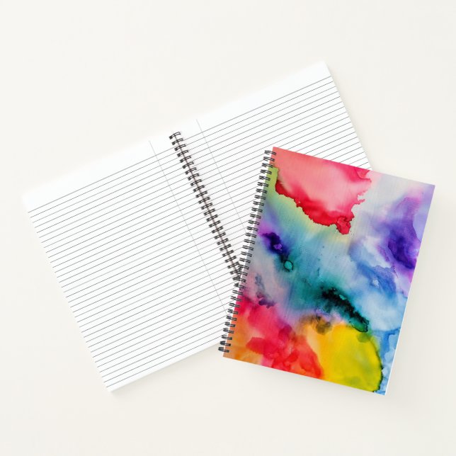 Cuaderno Salpicaduras artísticas creativas de acuarela (Interior)