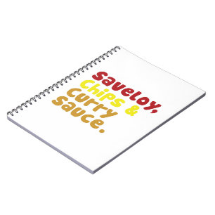 Cuaderno Salsa de salchichas y salsa de curry.