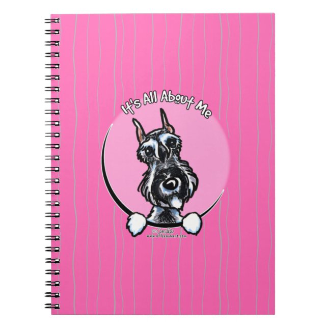 Cuaderno Salt Pepper Schnauzer IAAM (Frente)