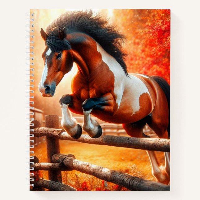 Cuaderno Saltando Caballo (Anverso)