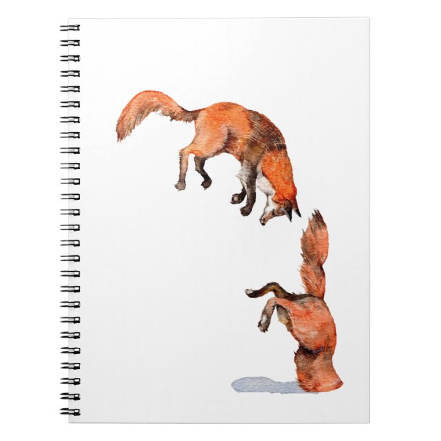 Cuaderno Saltando Fox Roja (Frente)