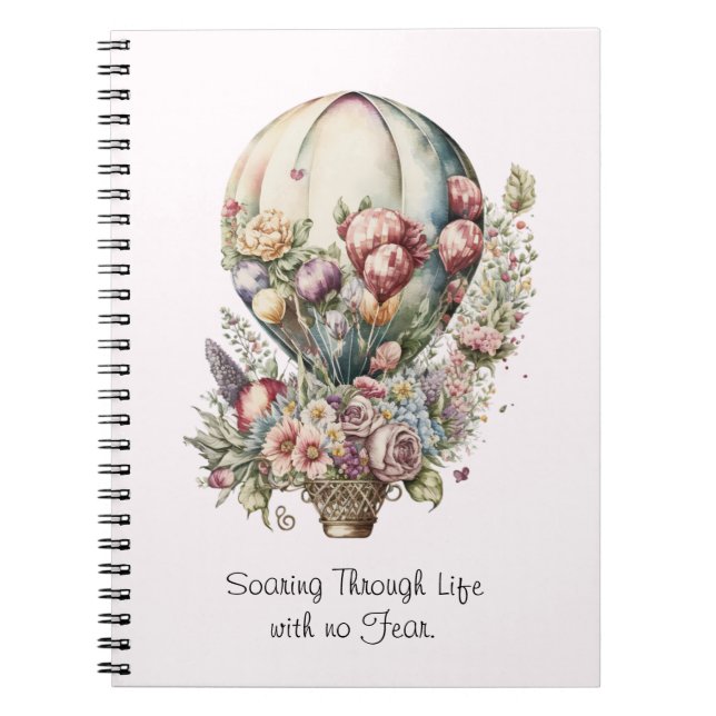 Cuaderno Saltando por la vida sin miedo (Frente)